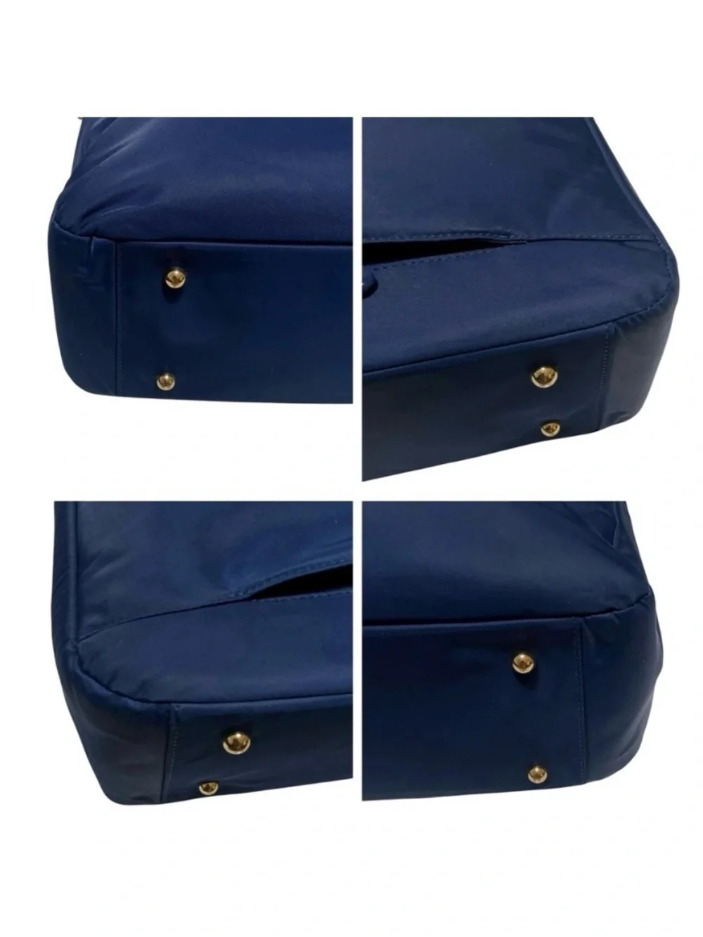 Lo & Sons Brookline Tote Laptop Bag Navy Blue